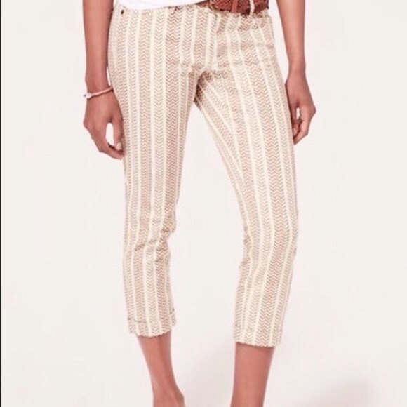 loft modern cuffed crop